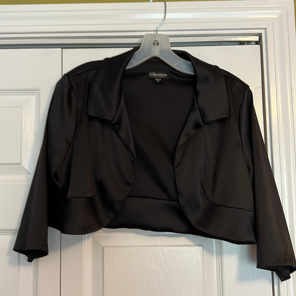 Black bolero jacket size Medium